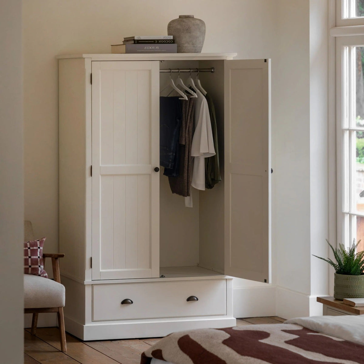 Eastfield Wardrobe in White