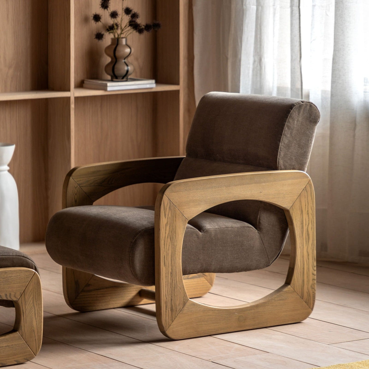 Morden Armchair in Sepia
