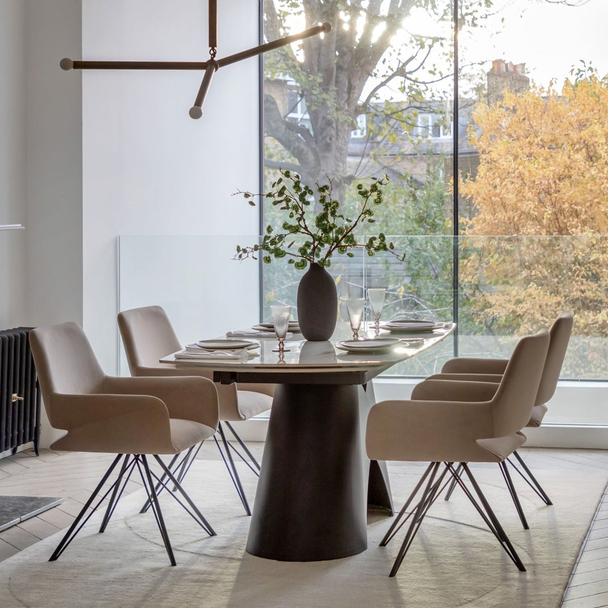 Rothko Dining Table in Black - 160cm