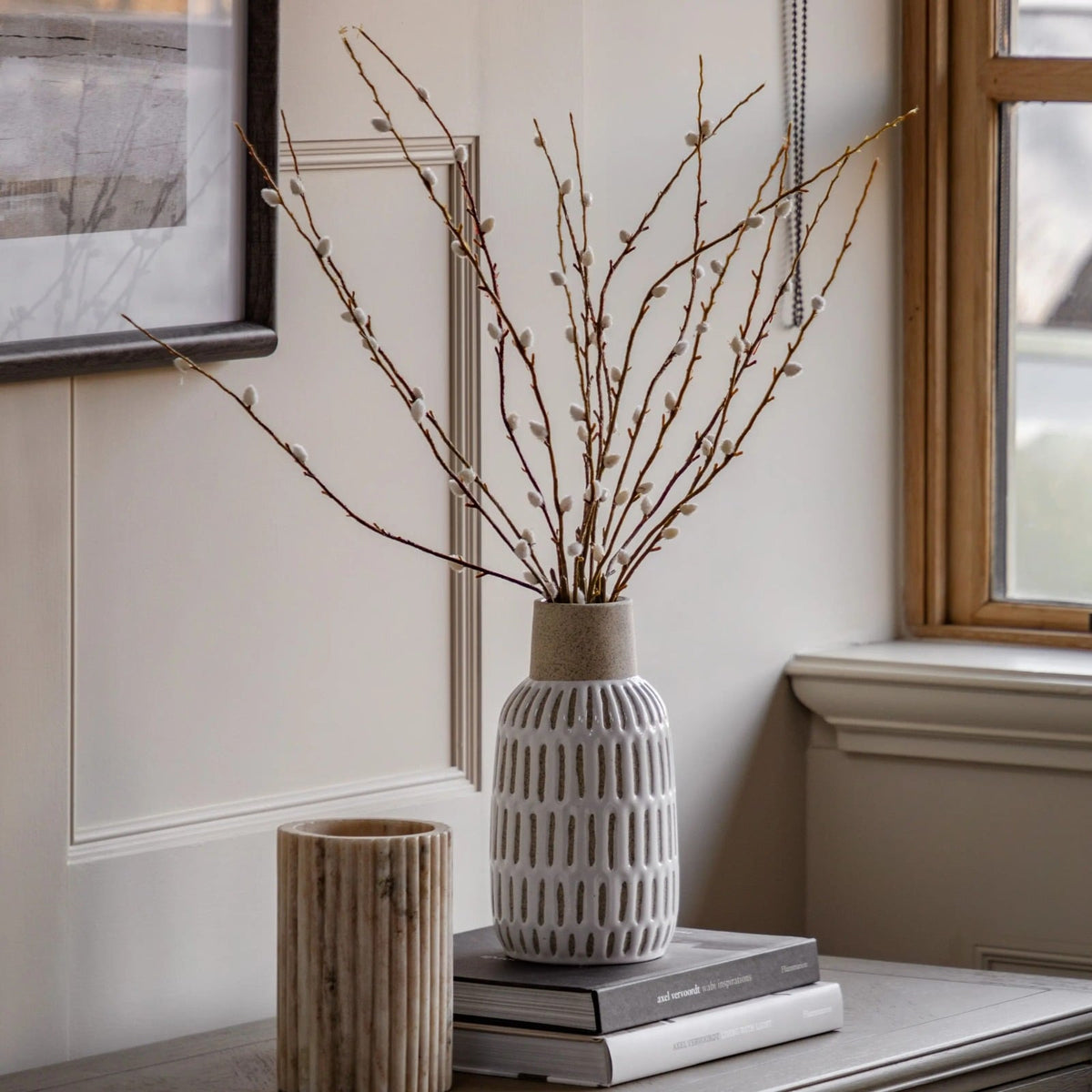Almeria Marble Utensils Holder