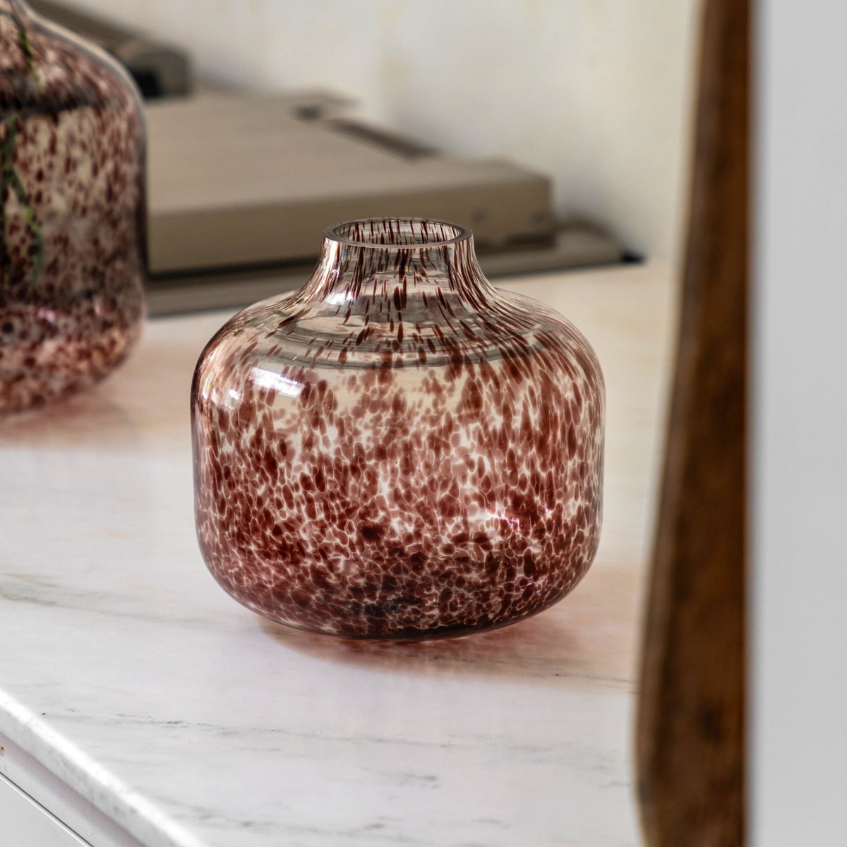 Confetti Vase in Brown - Small