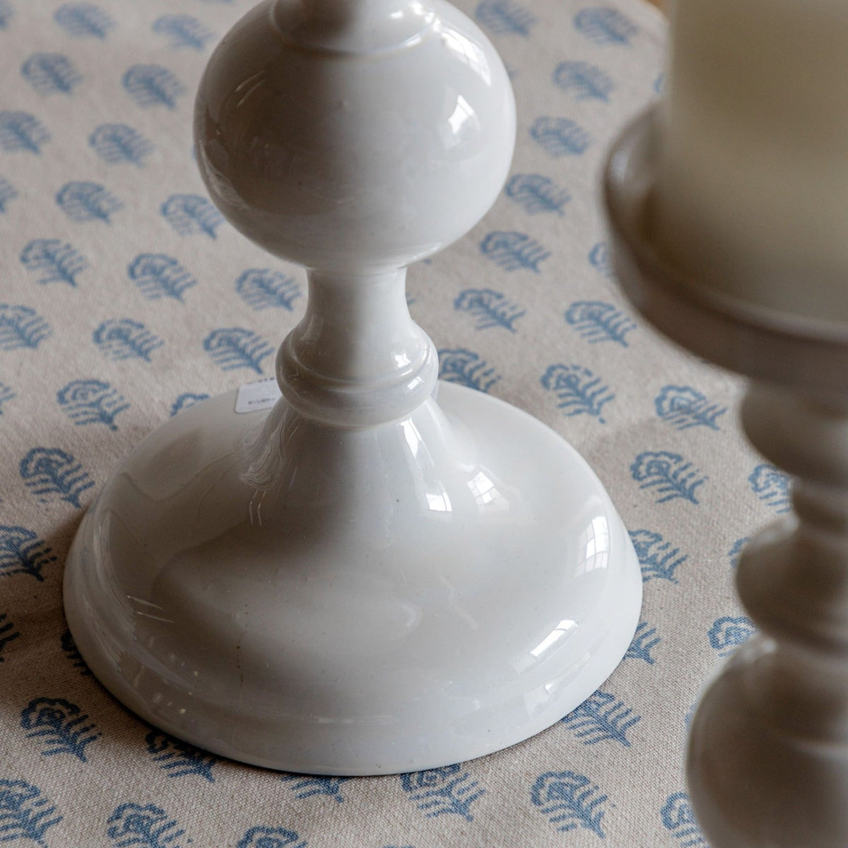 Alzira Candlesticks in Cream - Set of 2