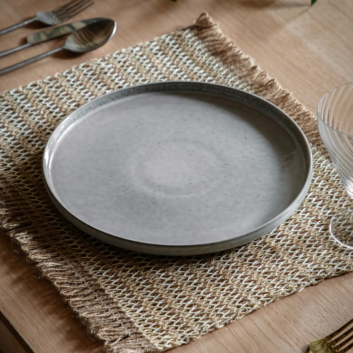 Reactive Glaze Dinner Plate - Set of 4