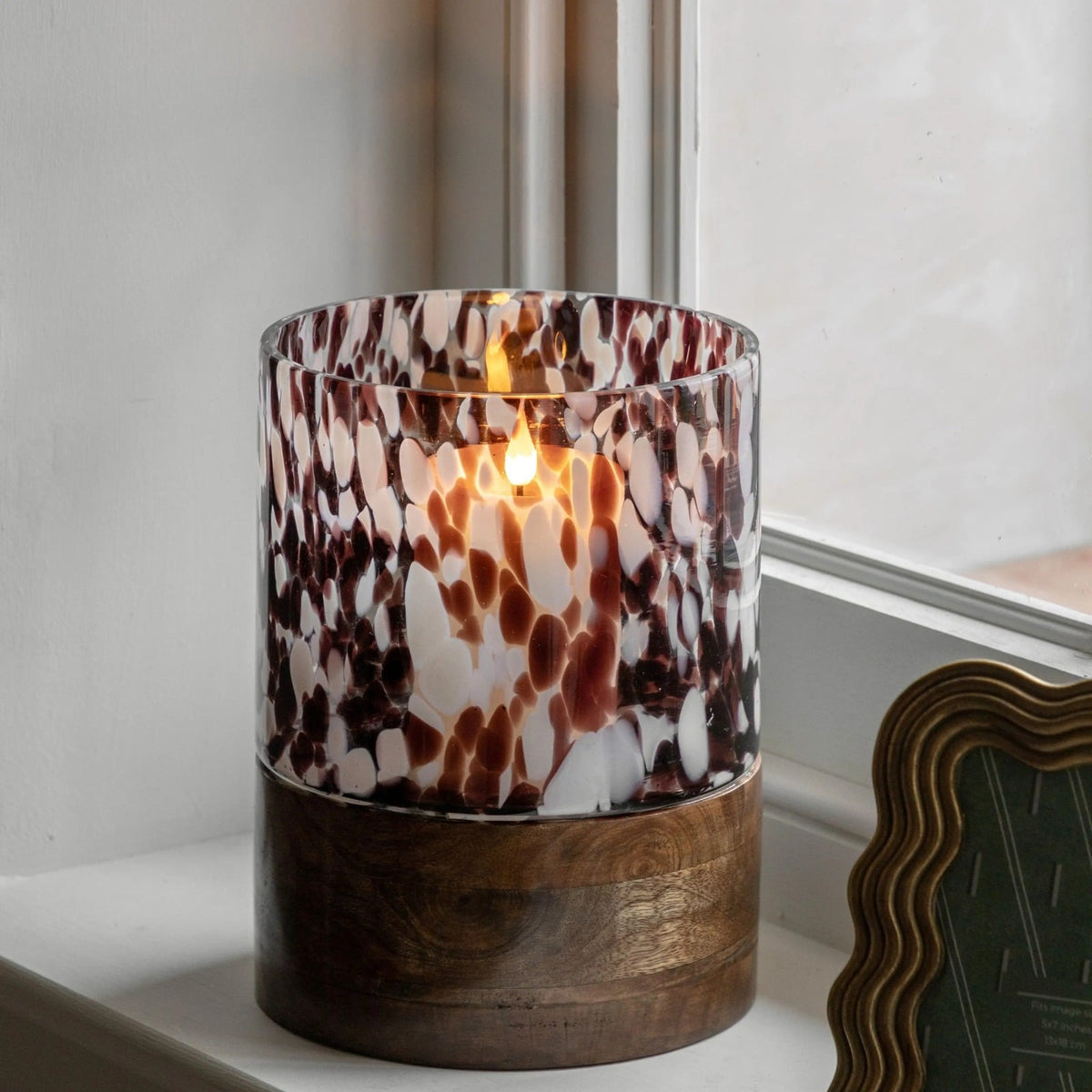 Confetti Hurricane Candle Holder