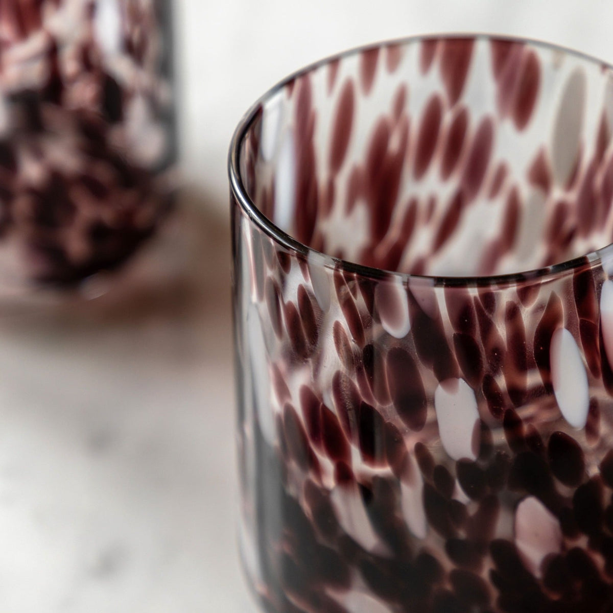 Confetti Tumbler Glasses - Set of 4