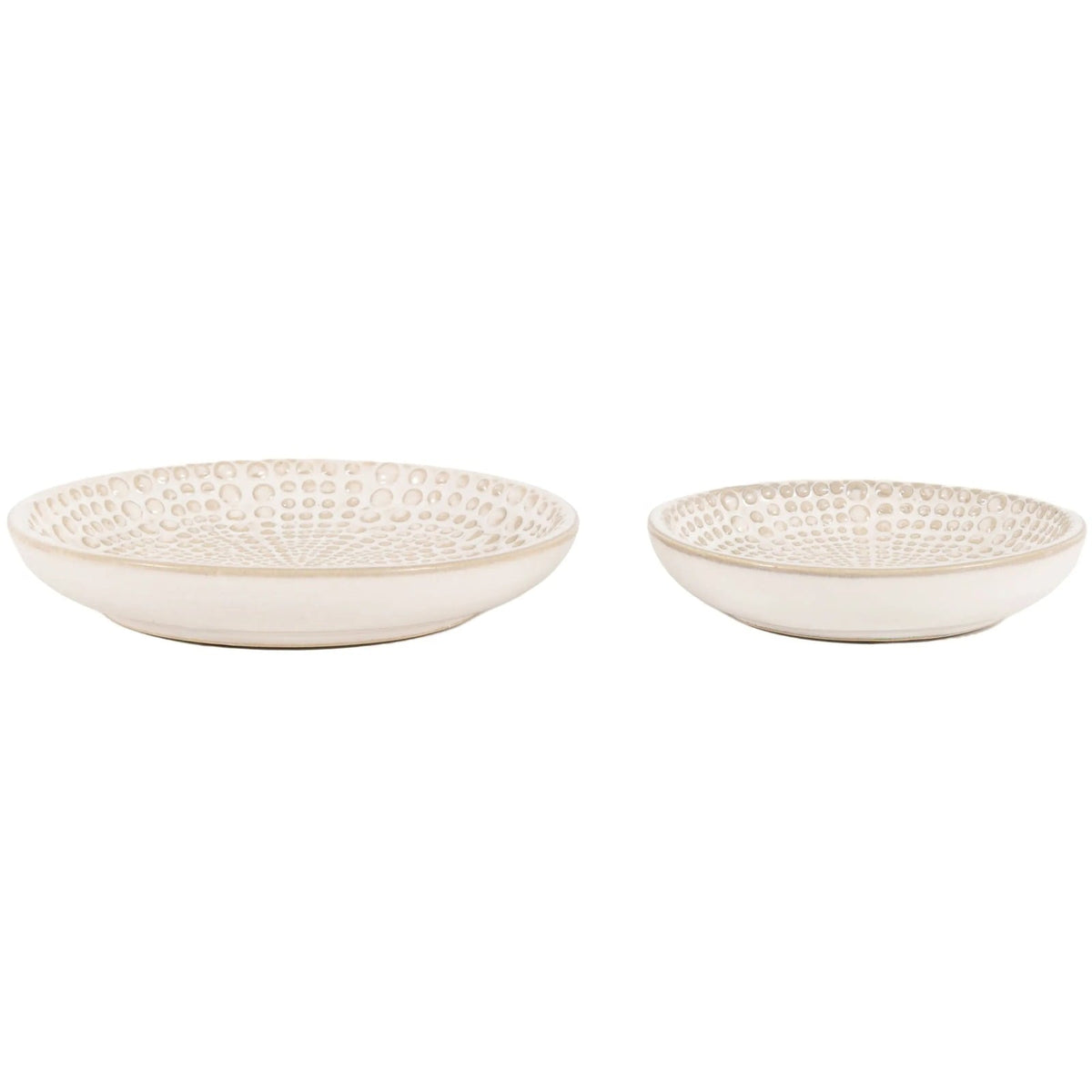 Brea Beaded Trinket Tray - Set of 2