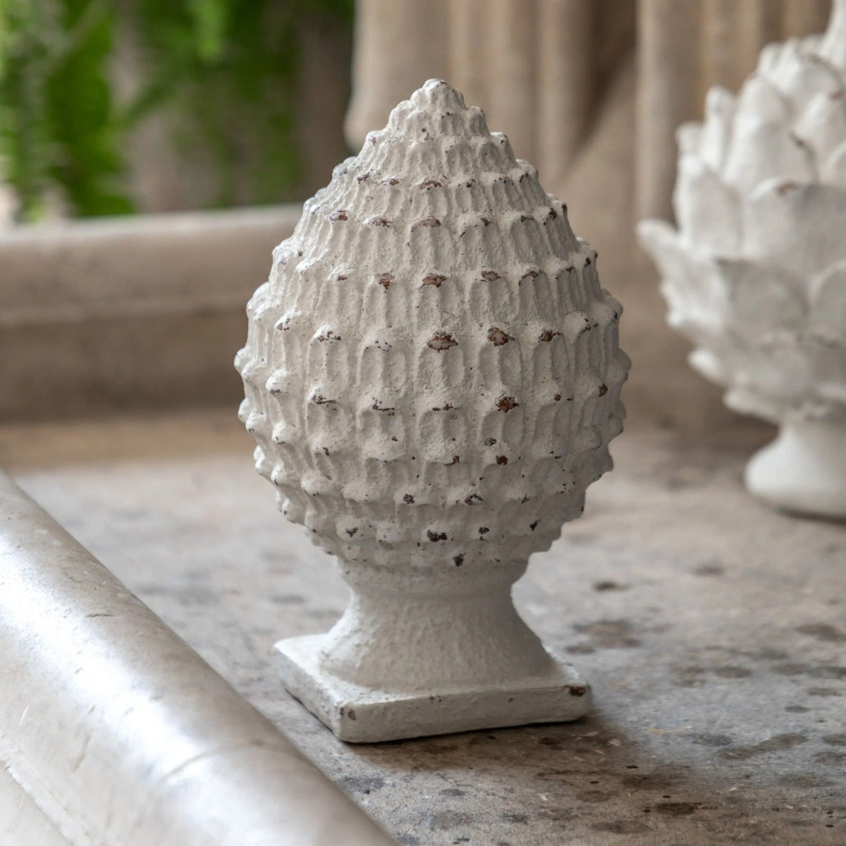 Rustic Pinecone Sculpture