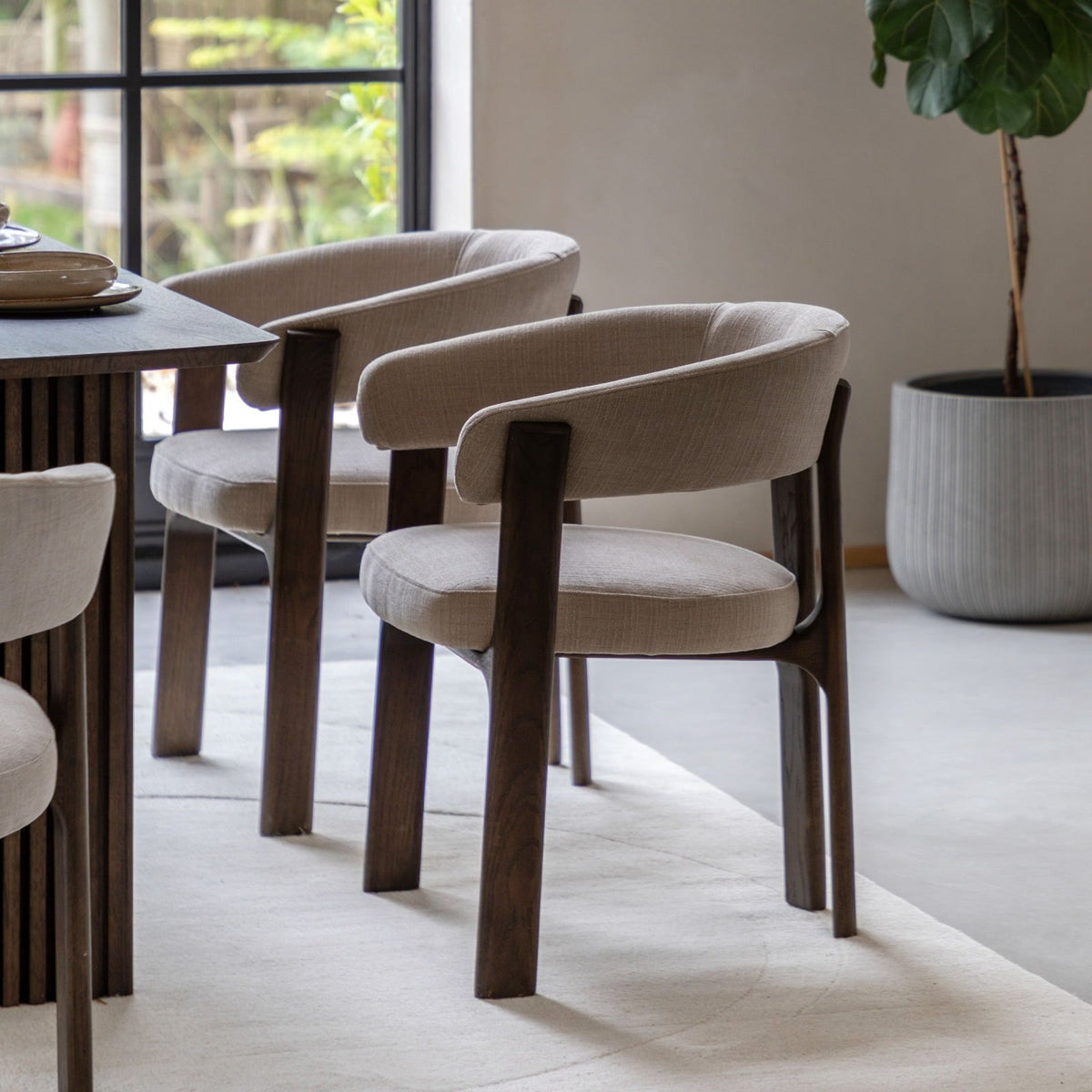Opalite Dining Chair in Neutral