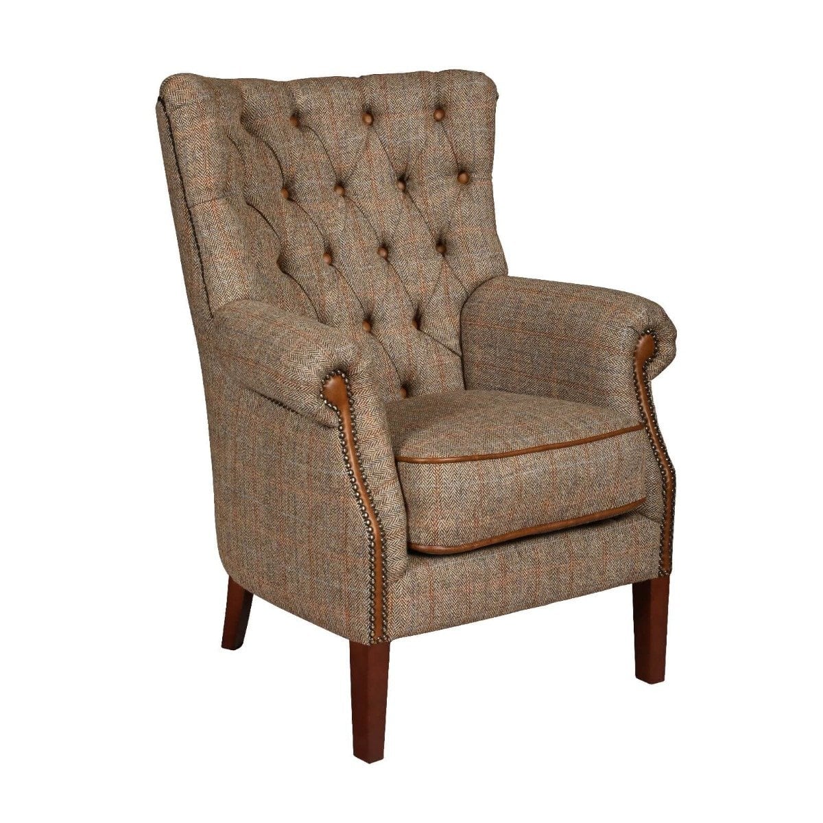 Hexham Harris Tweed Armchair