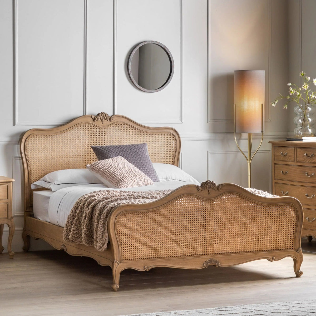 5ft Bamako Bed in Weathered Wood