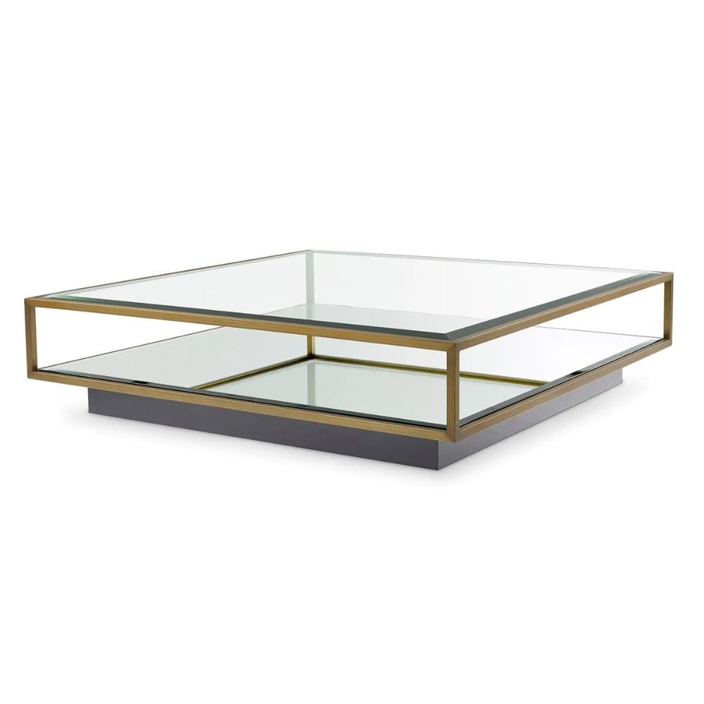 Coffee Table Tortona Large Brushed Brass