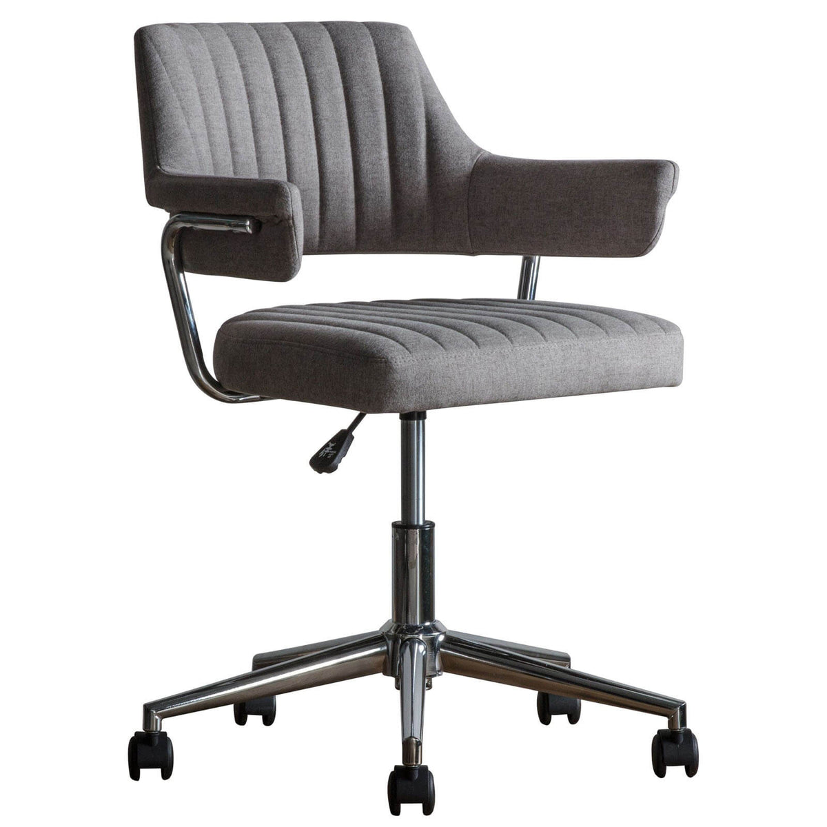 Fitzrovia Upholstered Office Chair in Light Grey