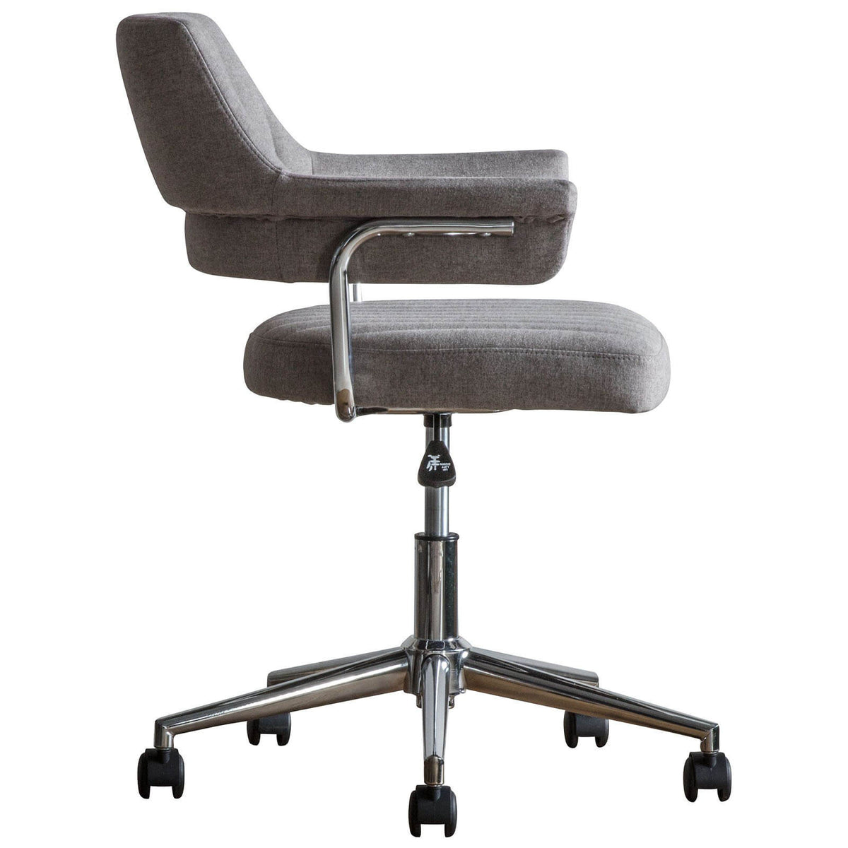 Fitzrovia Upholstered Office Chair in Light Grey
