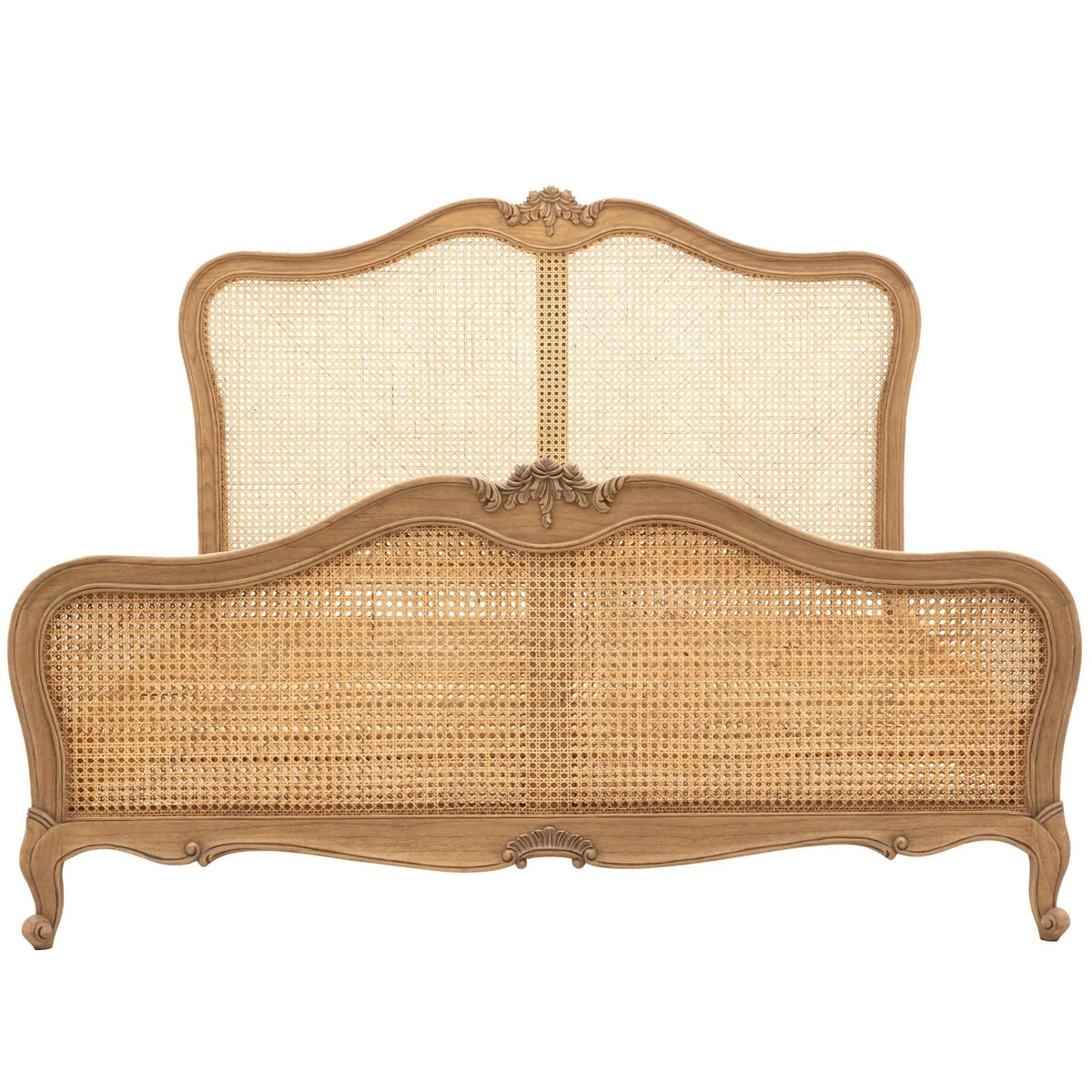 6ft Bamako Bed in Weathered Wood
