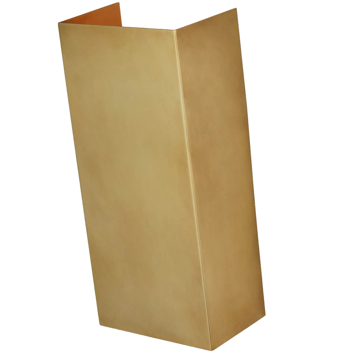 Brompton Medium Wall Sconce in Natural Brass