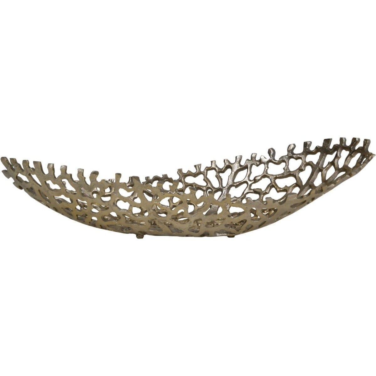 Aussie Ellipse Bowl Gold Coral