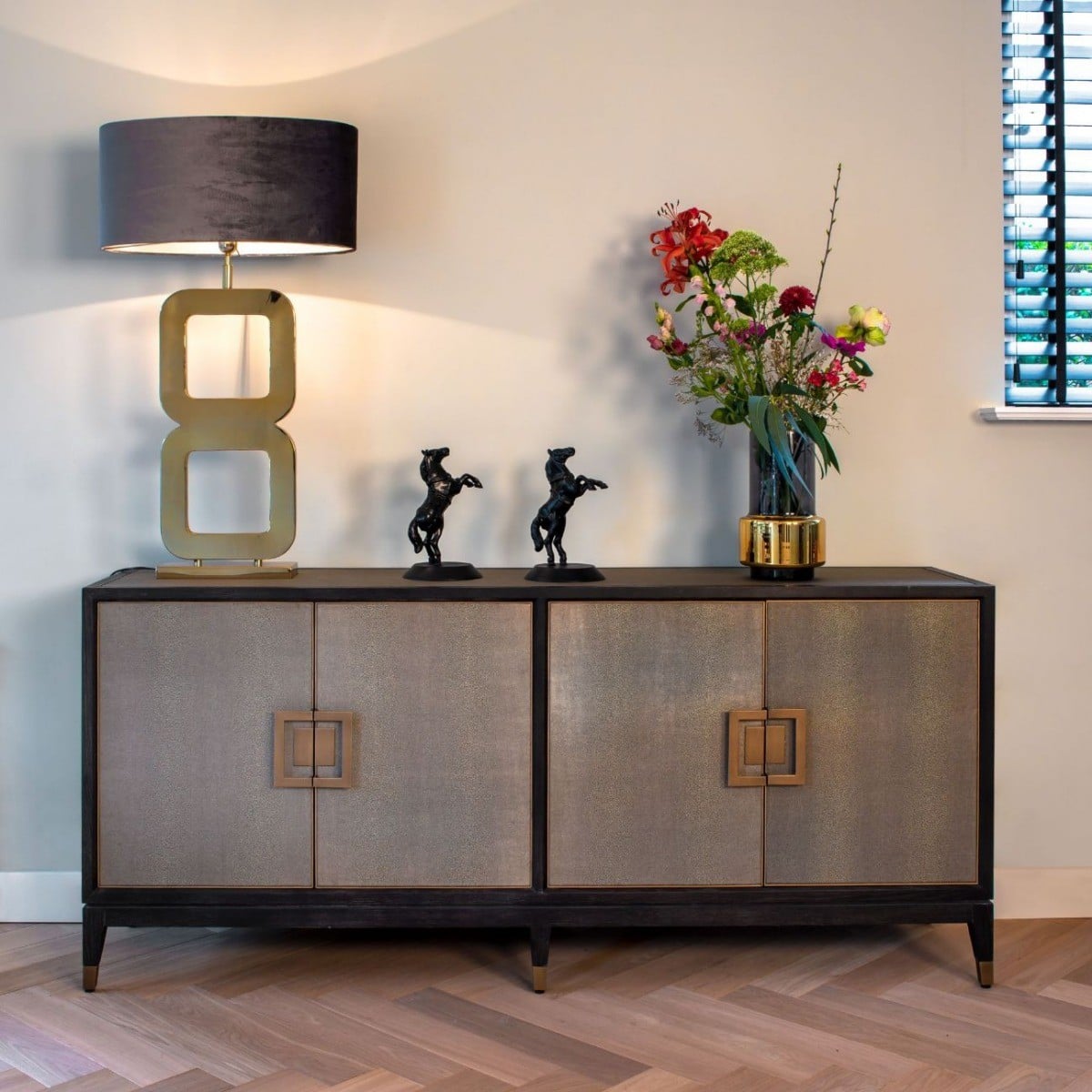 Bloomville 4 Door Sideboard