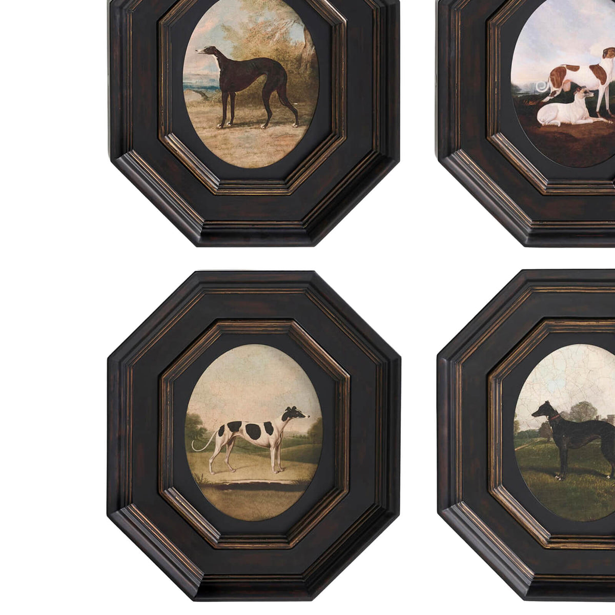 Noble Companions No. 2 Framed Art - Set of 4