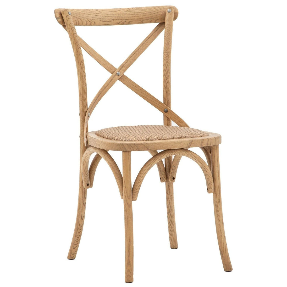 Barista Chair in Natural Rattan - Set of 2