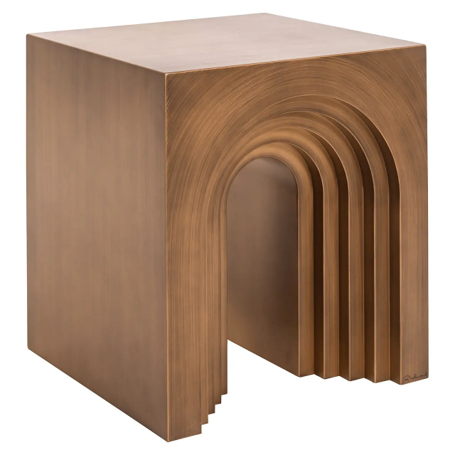 Richmond End table Vevey ( Brushed Gold )