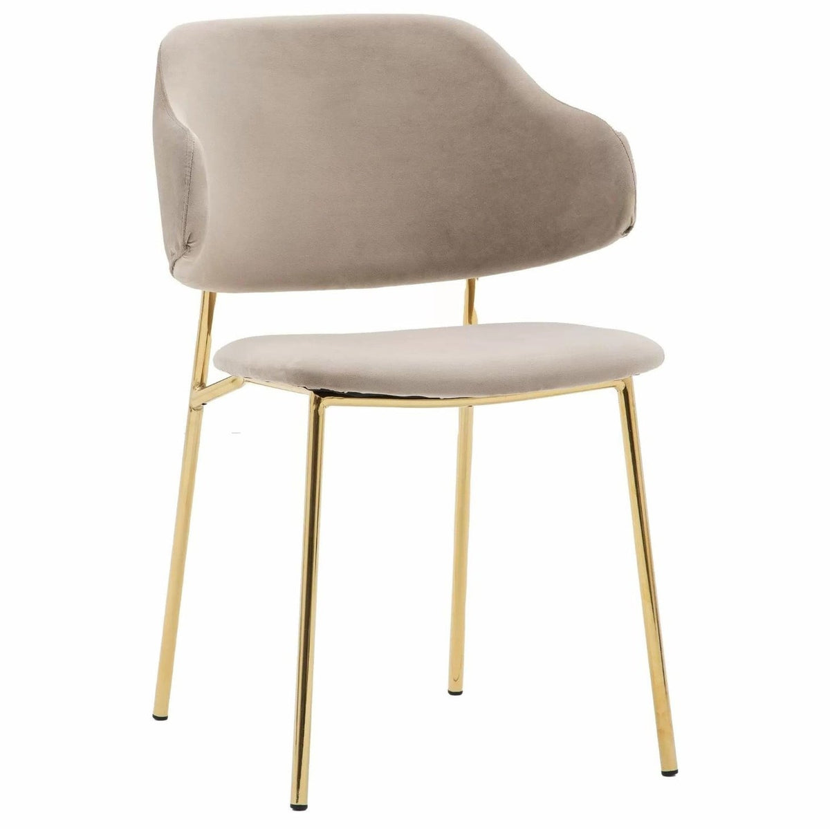 Aliyah Dining Chair in Taupe - Set of 2