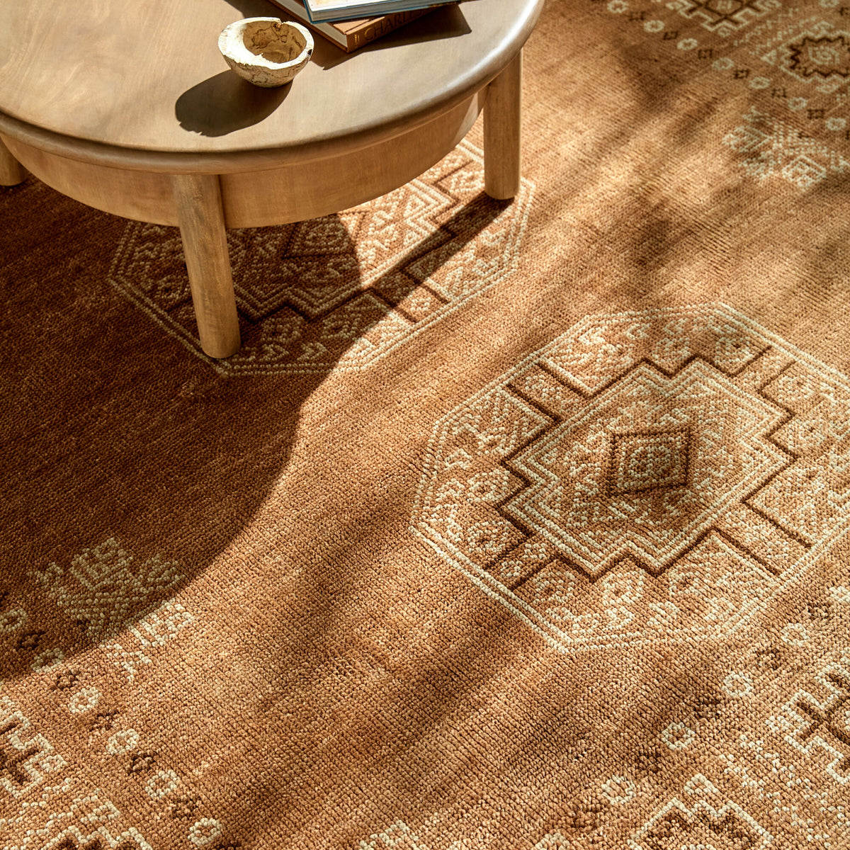 Riviera Hand Knotted Rug in Sienna - 305 x 244 cm