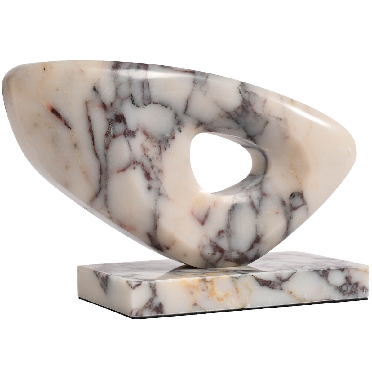 Faceted Marble Sculpture