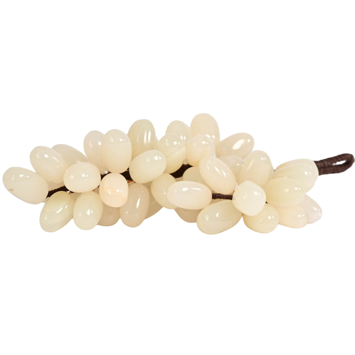 Grape Cluster Sculpture in Milky Jade