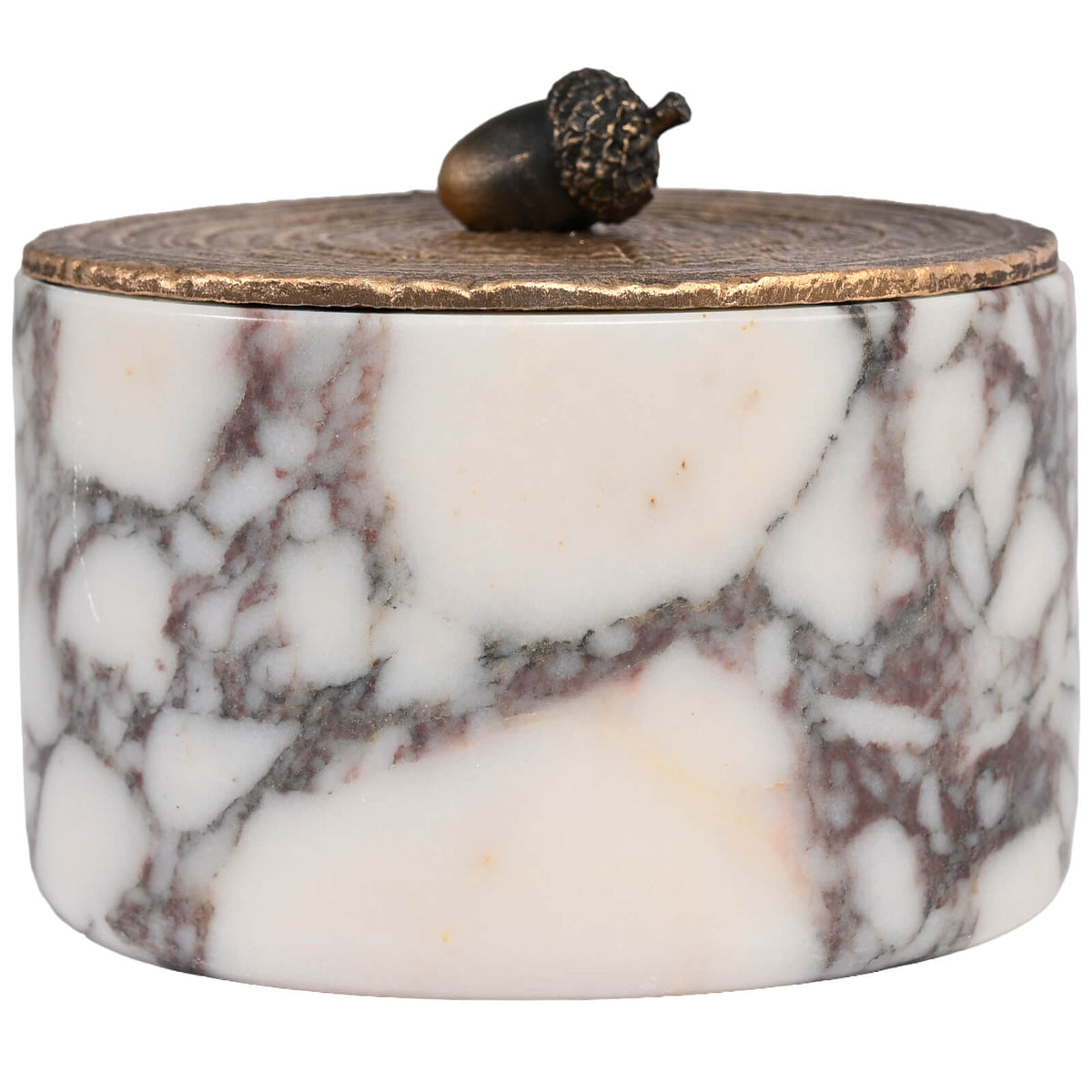 Round Bulgari Marble Canister