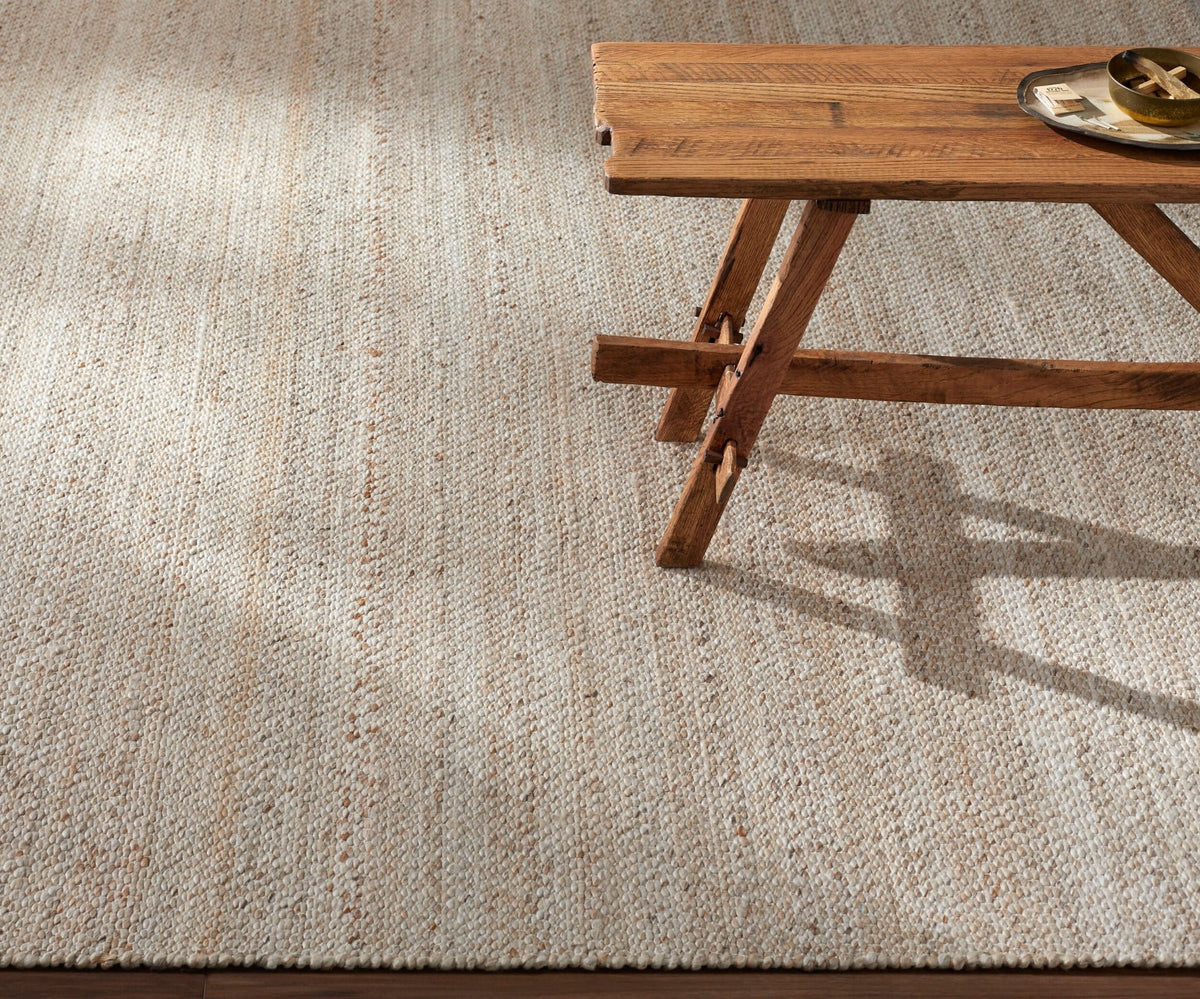 Abby Hand Woven Rug in Neutral - 274 x 183 cm