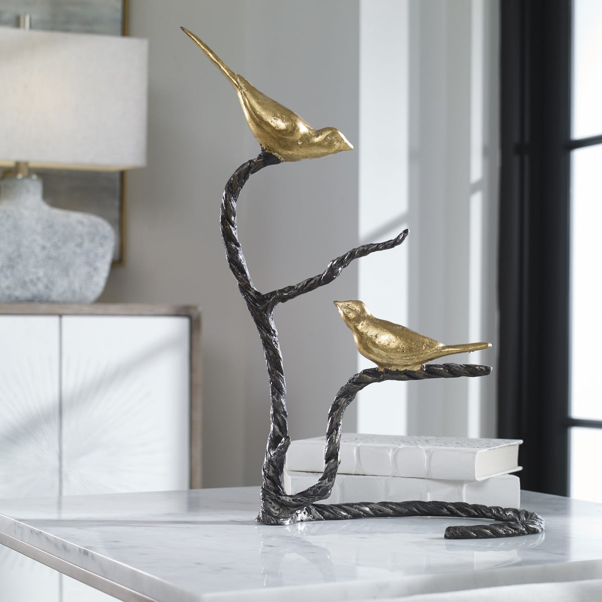 Birds On A Limb Sculpture