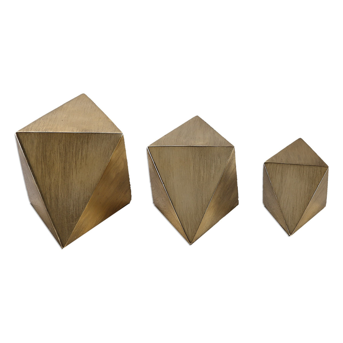Rhombus Champagne Accents - Set of 3