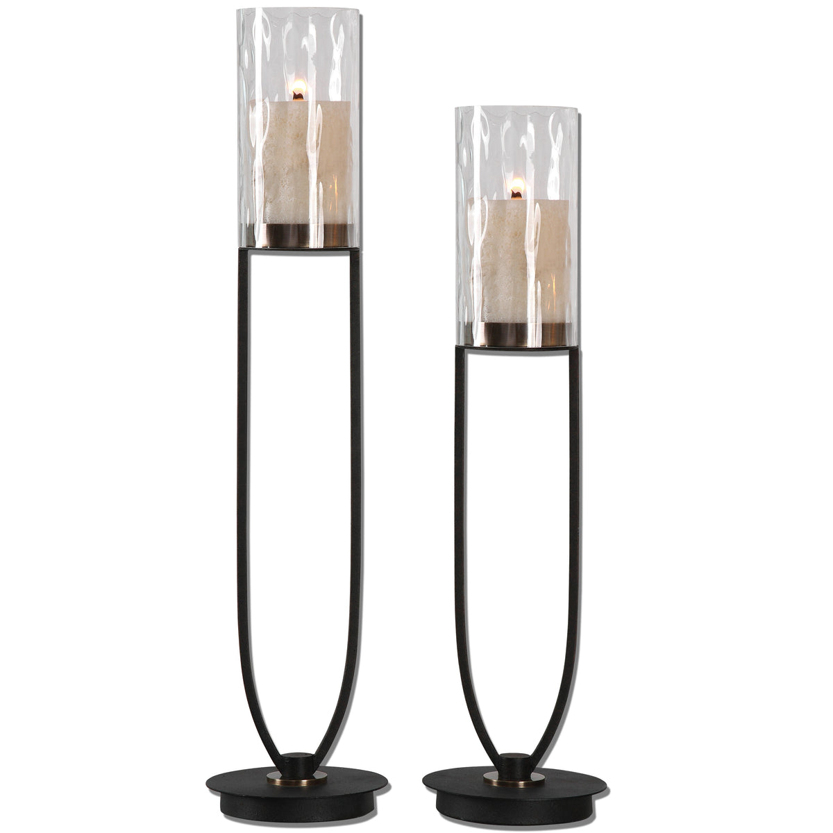  Durga Iron Work Candleholders Set/2