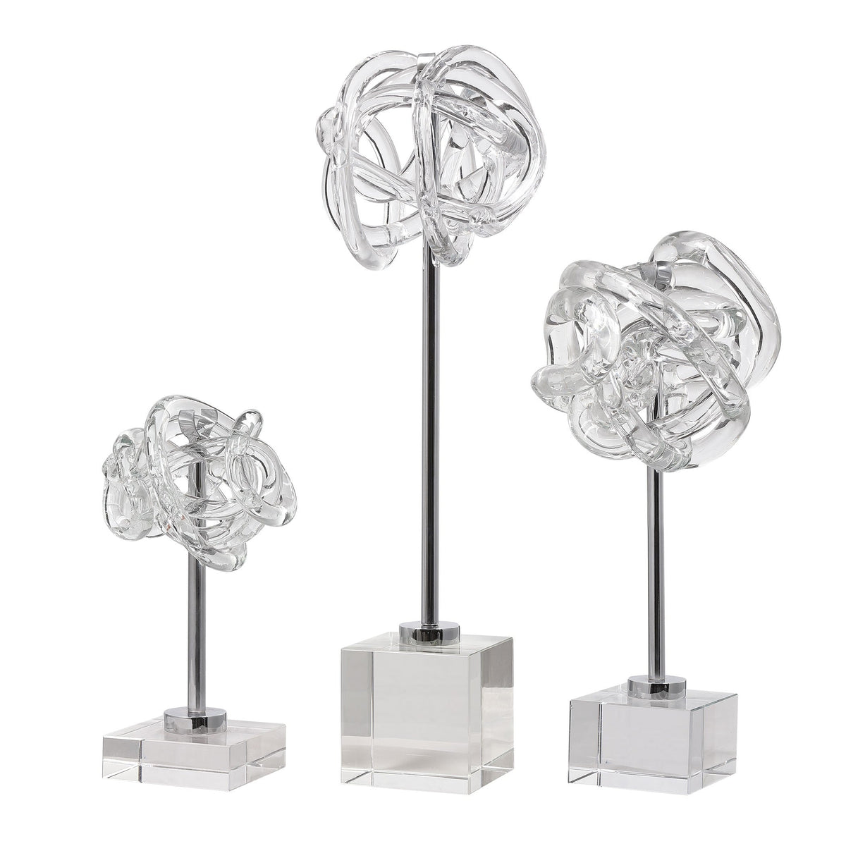  Neuron Glass Table Top Sculptures