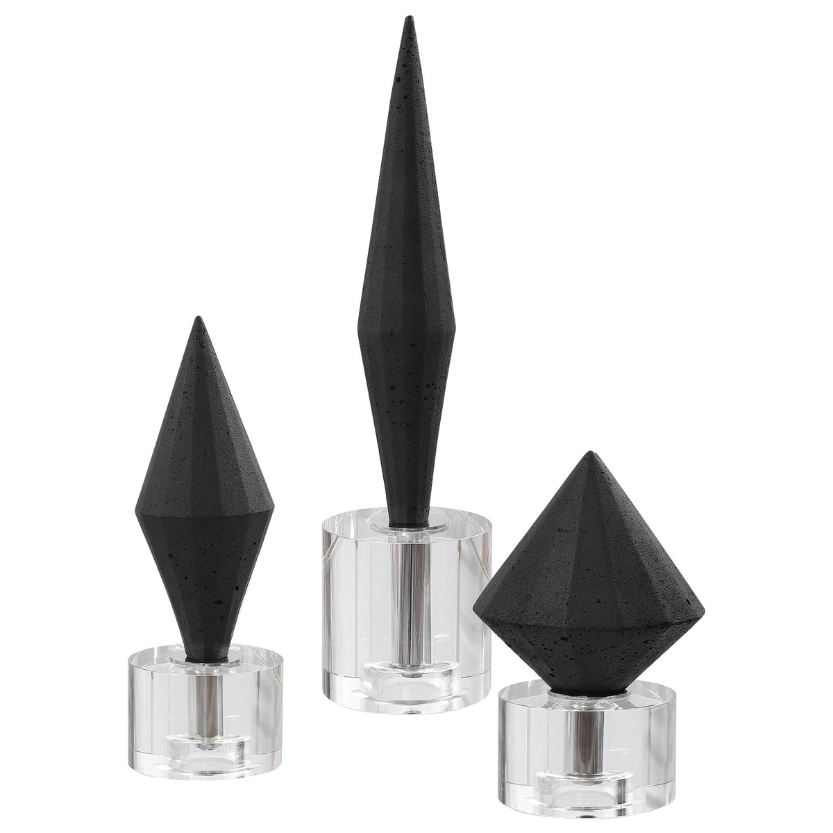  Alize Black Sculptures,, S/3