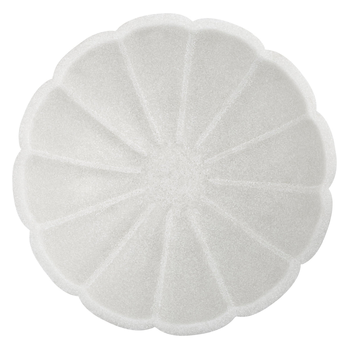 Petal Ivory Ricestone Indoor-Outdoor Bowl