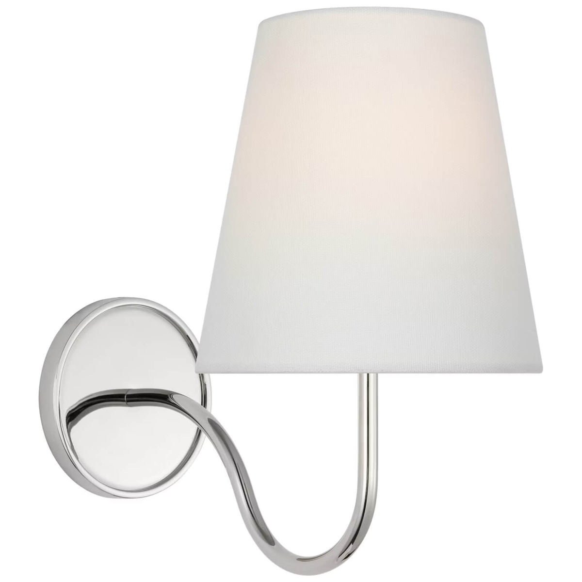 Lyndsie Small Wall Sconce in Polished Nickel