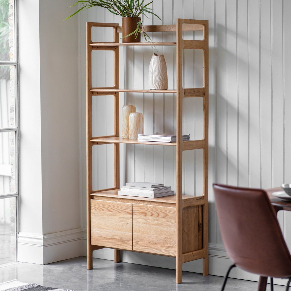 Andover Oak Open Shelving Unit