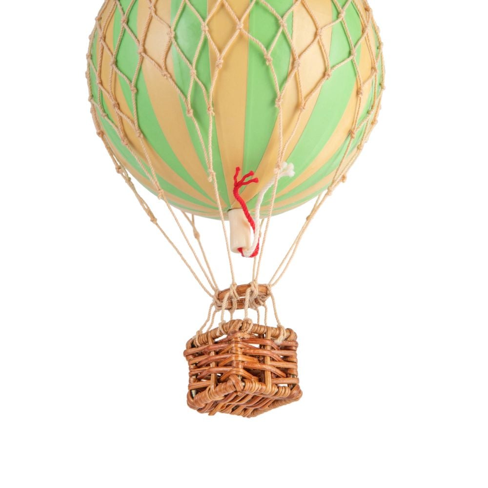 Floating The Skies Small Hot Air Balloon Green