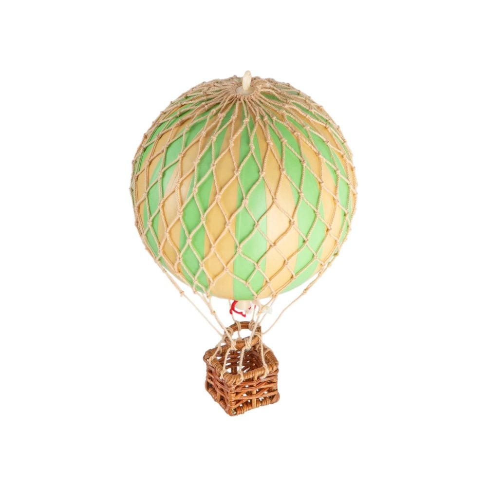 Floating The Skies Small Hot Air Balloon Green