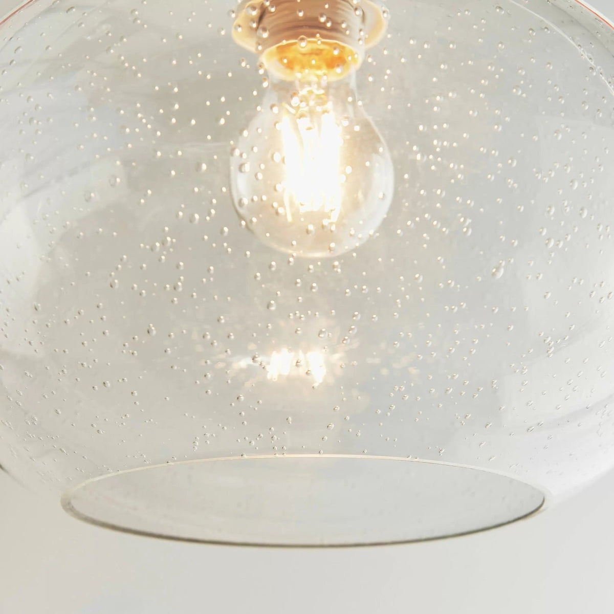 Appledore Clear Glass Pendant Light