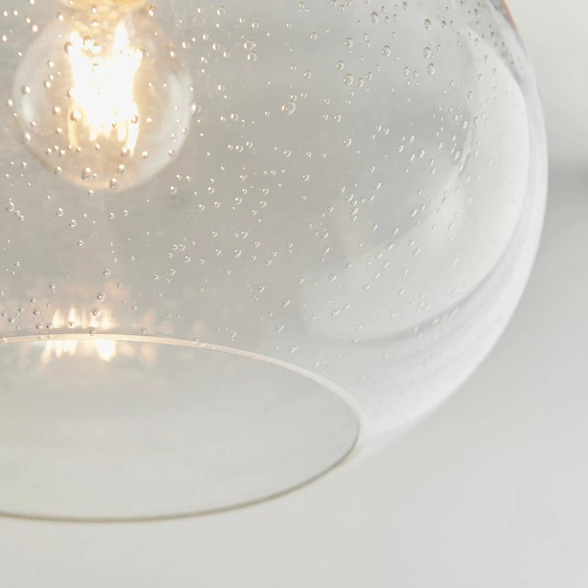 Appledore Clear Glass Pendant Light