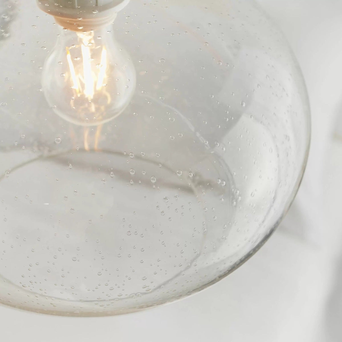 Appledore Clear Glass Pendant Light