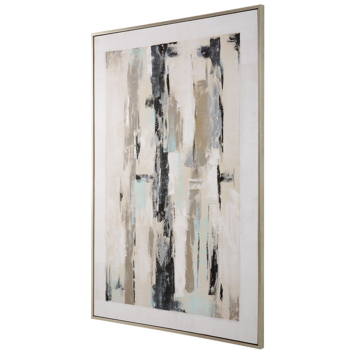 Placidity Hand Painted Abstract Art