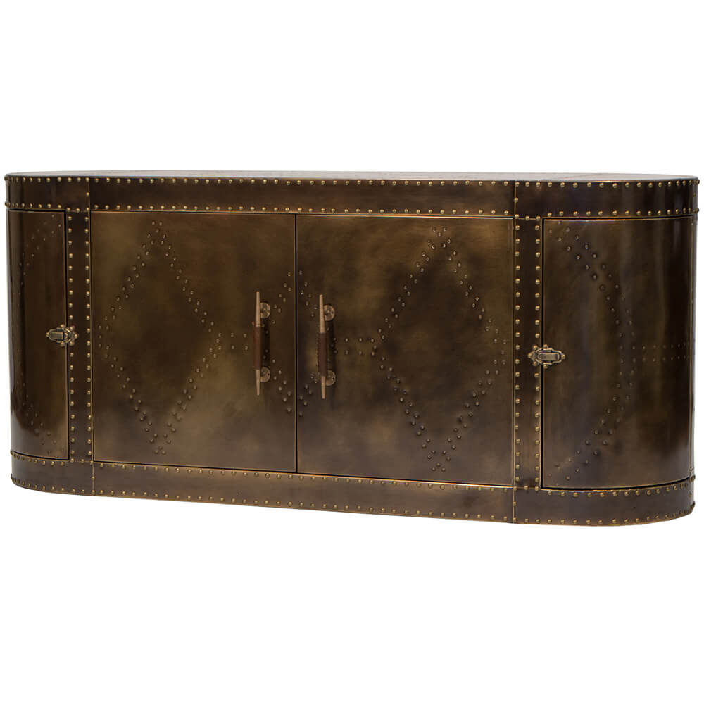Aviator Sideboard in Brass