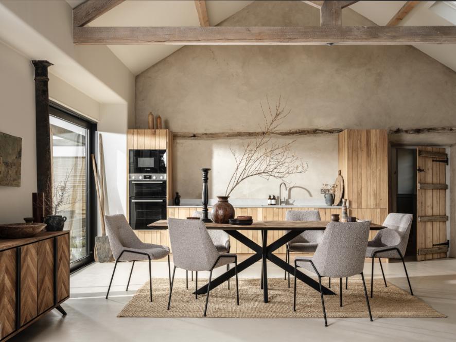 Camden Chevron Dining Table - 240cm
