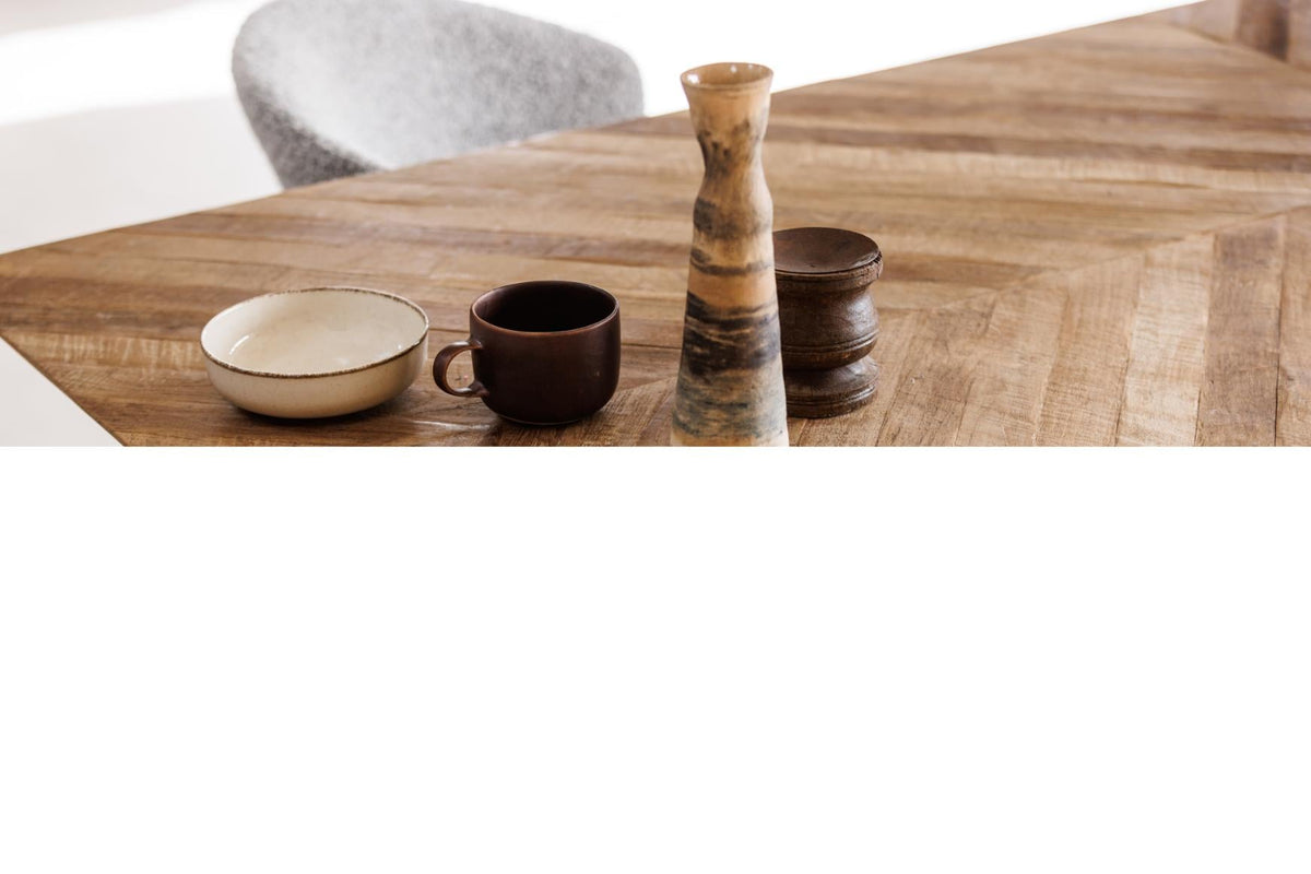 Camden Chevron Dining Table - 240cm