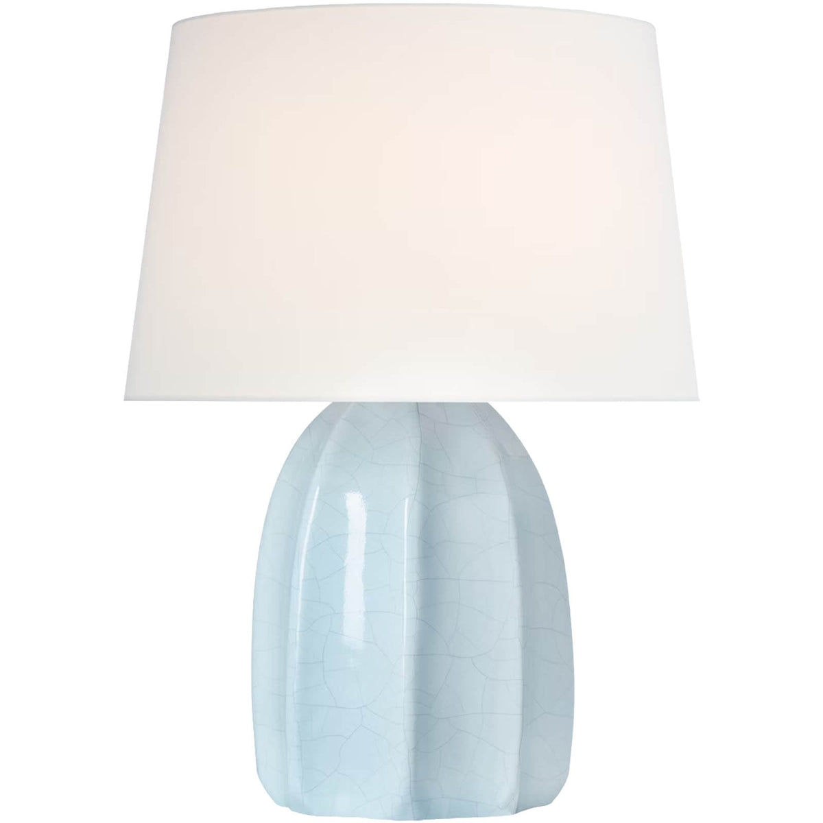 Melanie 12" Cordless Accent Lamp in Crackled Moonseed