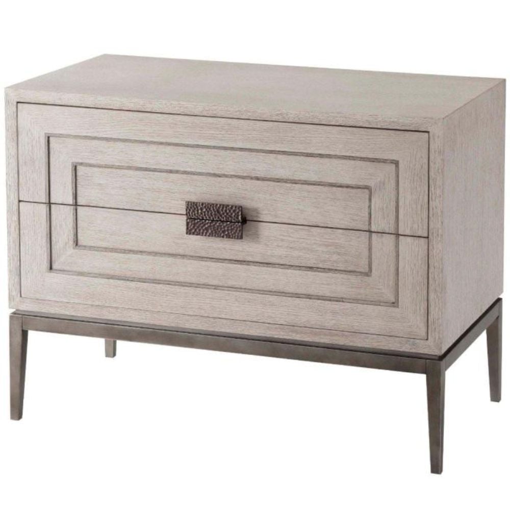 Clearance Theodore Alexander Bedside Chest Genevra in Gowan Finish