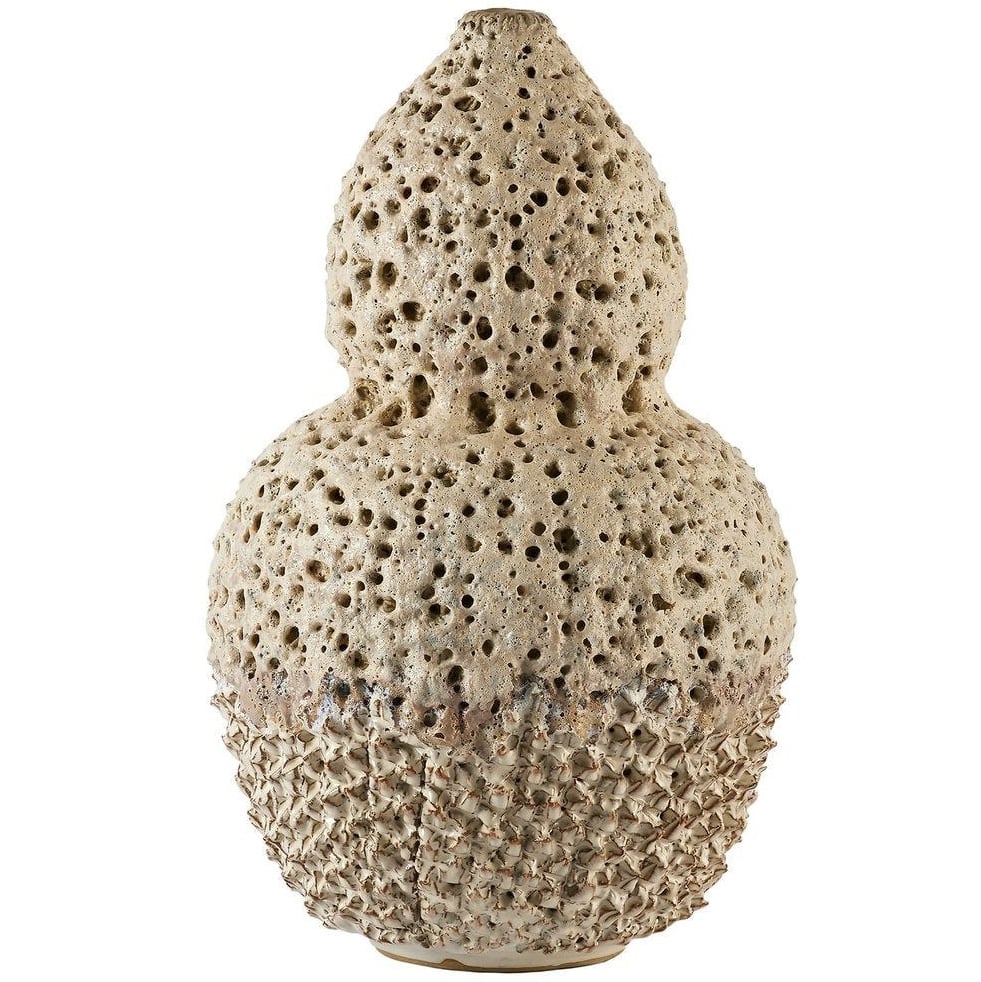 Out of my Gourd Vase in Off-White - Large